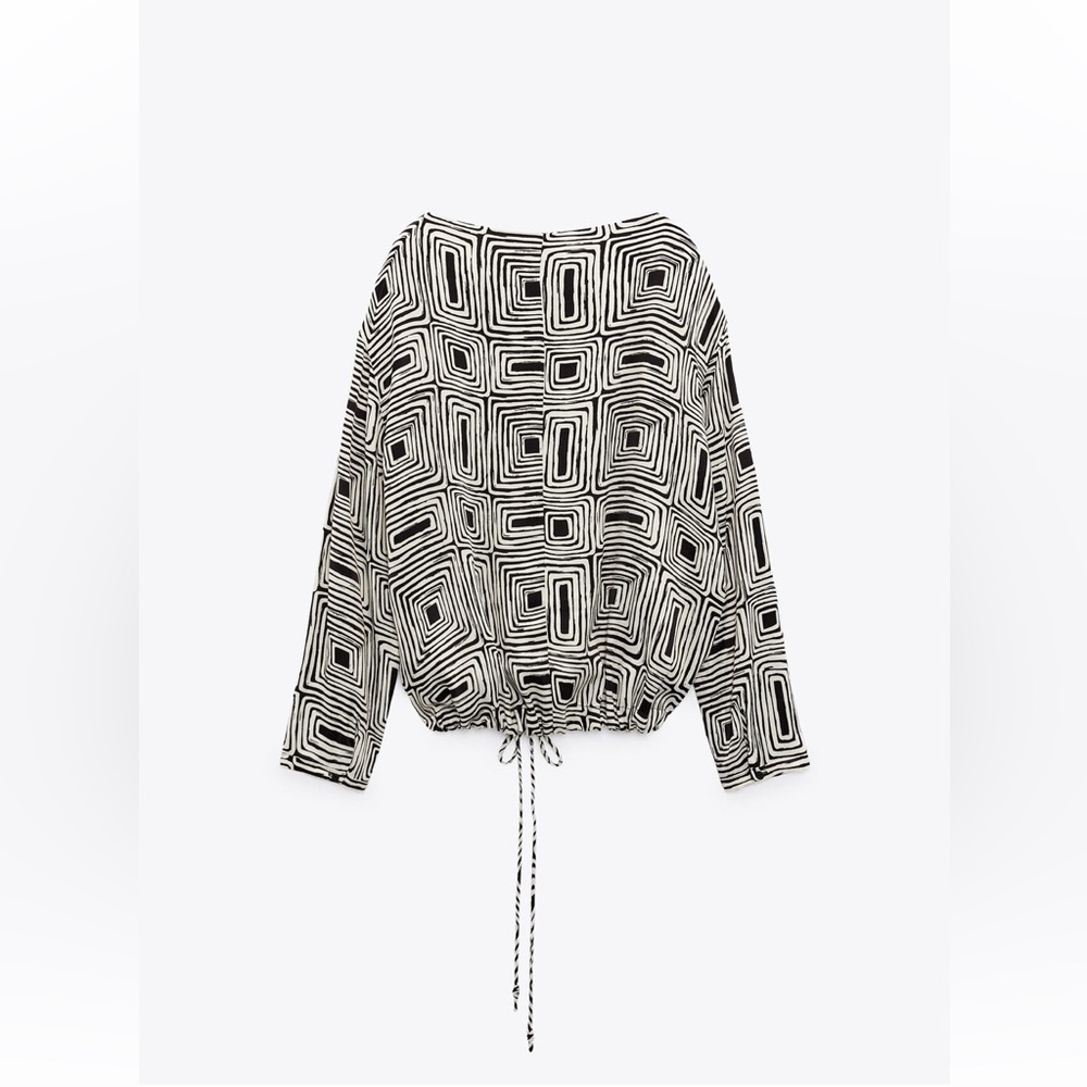 Zara size small Tie Blouse